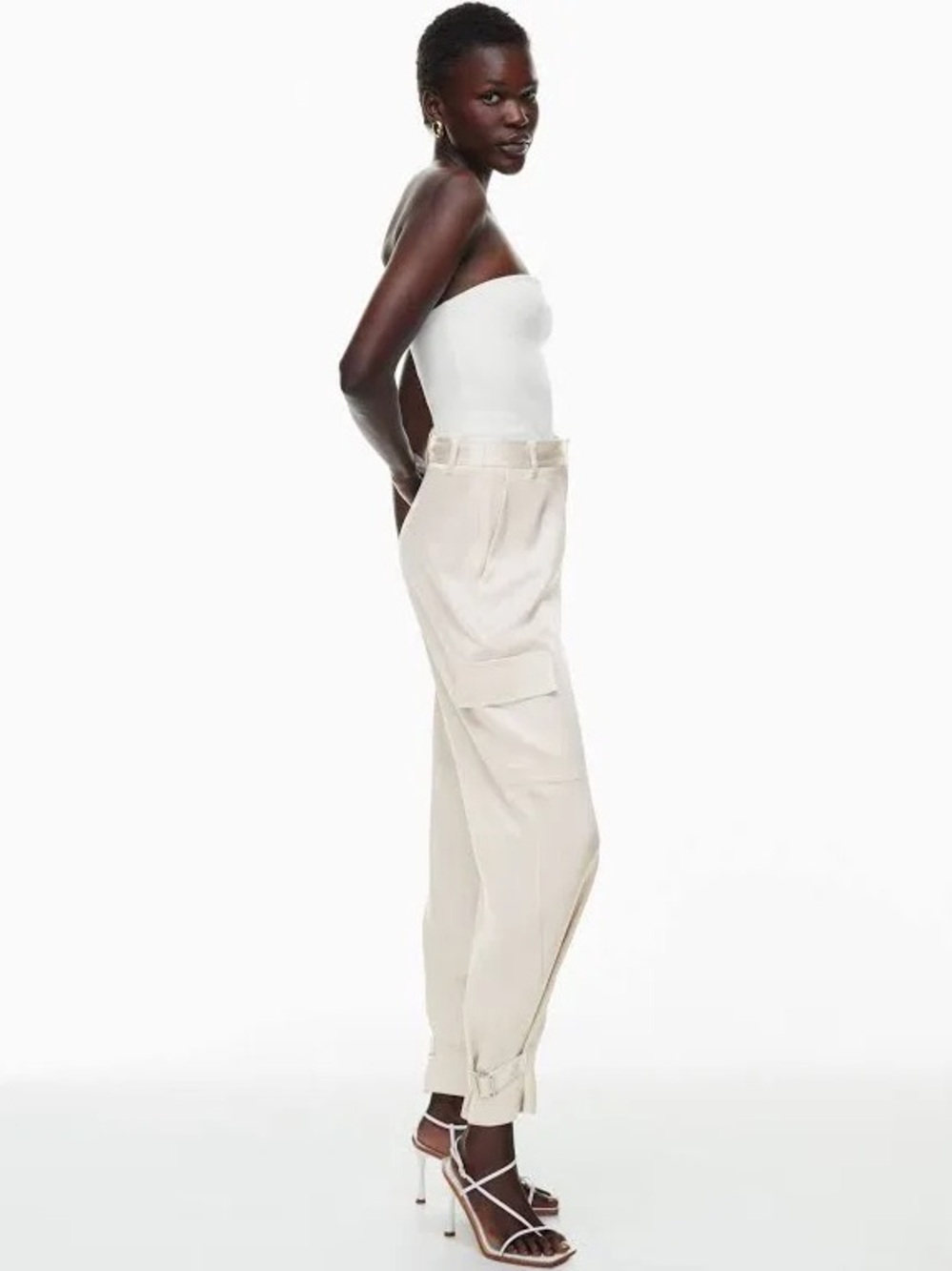Aritzia Satin Cargo Pant